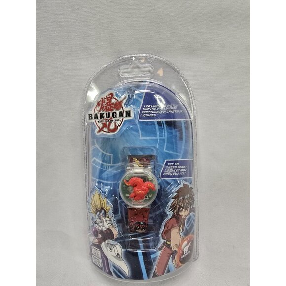 Bakugan Kids Light Up Wrist Watch Digital LCD NEW- Needs Batteries - Picture 1 of 10